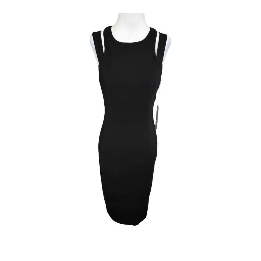 Jay Godfrey‎ Bodycon Dress Lace Back Cocktail Party Dress Black Size 2